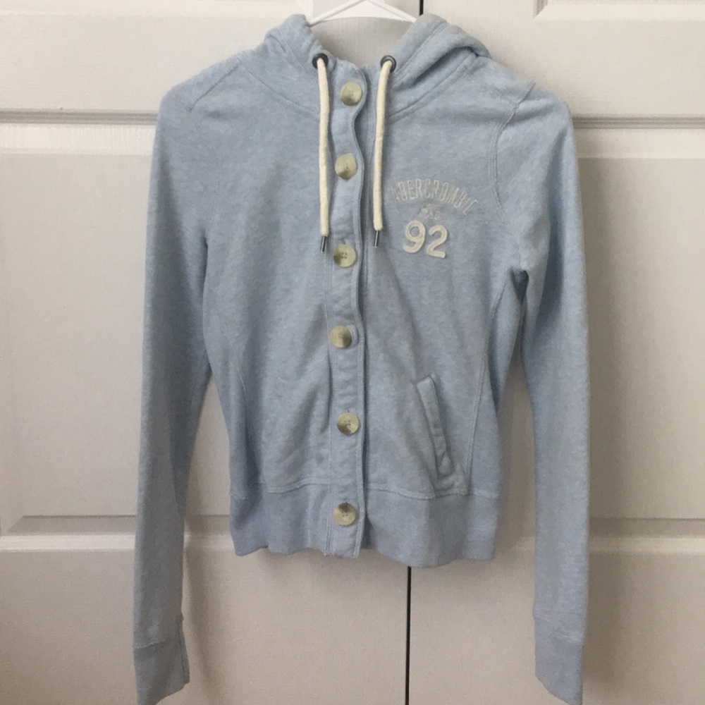 Thick Abercrombie button down sweatshirt
